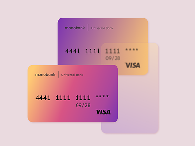Credit cards design credit cards design figma glass effect gradient transparent effect