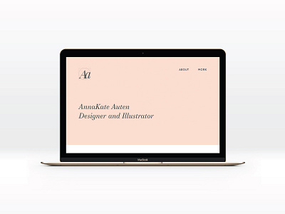 AnnaKate Auten // Website personal website portfolio web design website wordpress