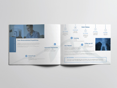 Client Work // Onboarding Document brochure content layout design editorial print