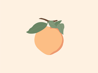 Georgia Peach // I Voted! democracy georgia illustration peach vote voting