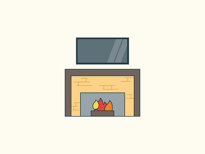 5 // 365 design fireplace illustrate illustration illustration challenge