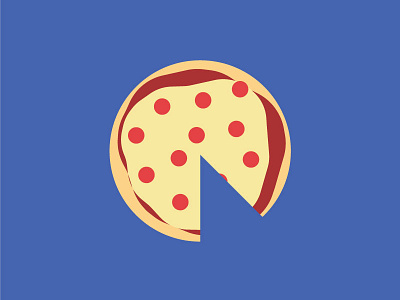 42 // 365 daily design food illustration pizza