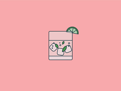 48 // 365 daily illustration drinks gin and tonic illustration