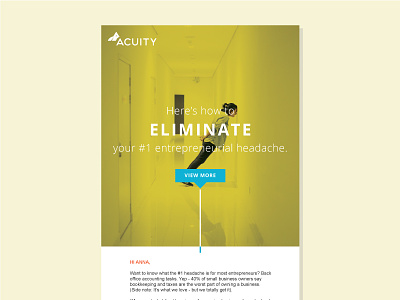 Acuity Email Design content marketing design email email design