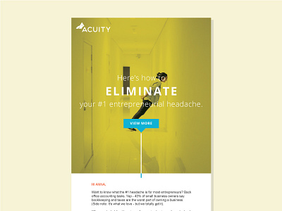 Acuity Email Design content marketing design email email design