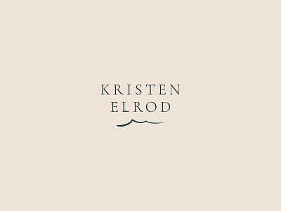 Kristen Elrod brand brand identity brand mark branding icon identity logo logo design typography