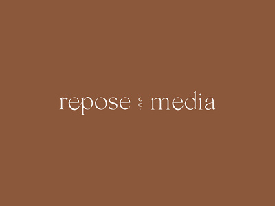 Repose Co. Media Branding // Secondary Logo