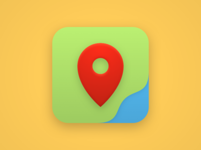 Maps icon android icon land map maps pin terrain theme water