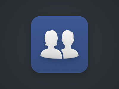 Facebook icon android avatar facebook icon silhouette social theme