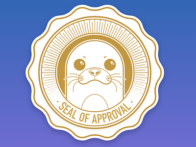 Seal of Approval Sticker