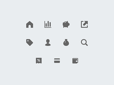 Personal Finance App Icons