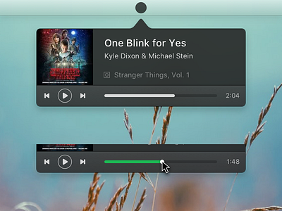 Spotify Mini Player mini music player popover spotify tooltip top bar tray