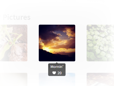 Instagram media gallery gallery heart instagram like photo photography picture sunrise tooltip