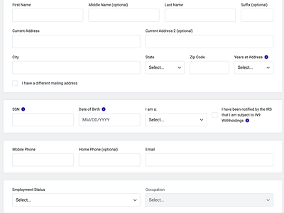 Account Form