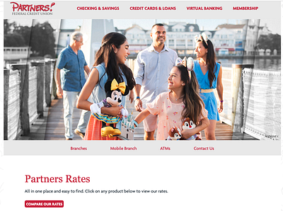 Financial Services Page branding disney disney co edit landing page