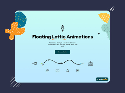 Free to use Lottie animations (Floaties)