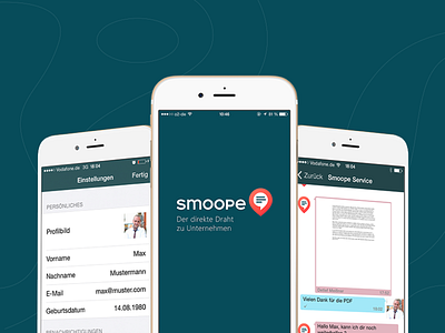 SMOOPE - Der B2C Messenger 28apps 28apps software gmbh 28apps software gmbh app app entwicklung bremen design designer deutschland development entwicklung unternehmen ios mobile mobile entwicklung ui unternehmen ux