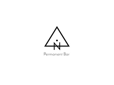 Permanent bar bar design logo permanent vector