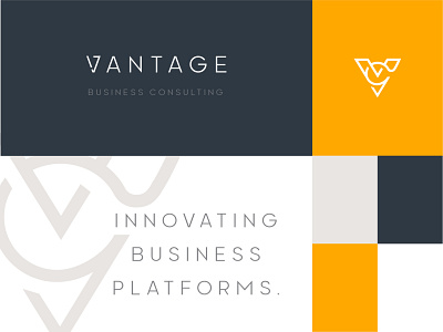 Vantage Business Consulting Logo brand brand design brand identity branding design identity logo logo design