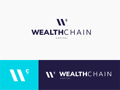 Wealth Chain Logo brand brand design brand identity branding design identity logo logo design