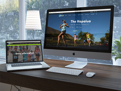 Hapalua Half Marathon Mockup // 2015 concept half marathon marathon mockup running web design website