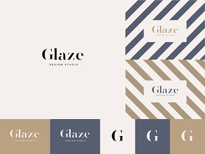 Glaze Studio Branding // 2016 branding design design studio identity logo studio