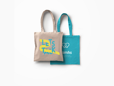 Camhs totebag // 2016 camhs identity logo mental health mockup tote bag