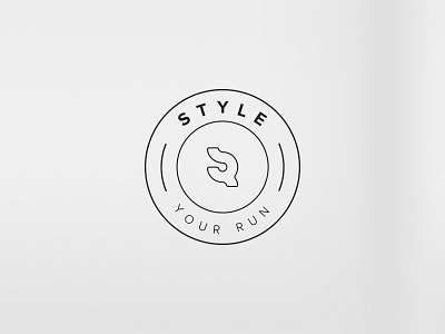 Logo Concept 2 // 2016 badge branding concept idea logo r run s style
