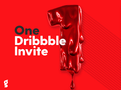 1x Dribbble Invite Giveaway 1 invite draft dribbble giveaway invitation invite invites player shot