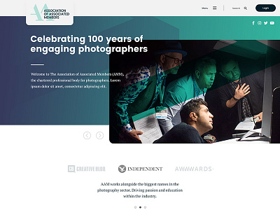 Association of Associated Members Website Design