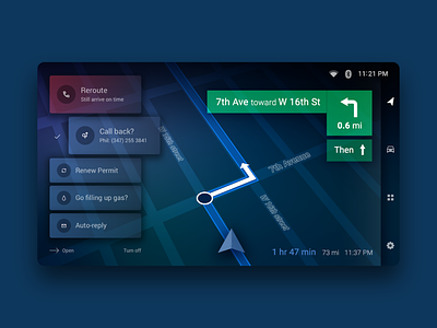 In-vehicle UX carplay infotainment interaction navigation ui ux vehicles