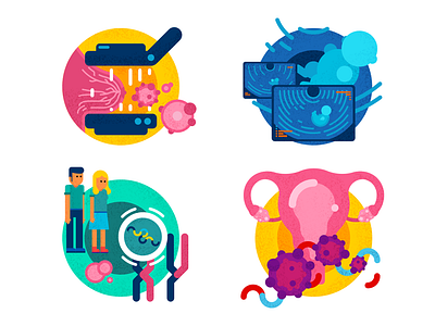 Gynecology Services Icons