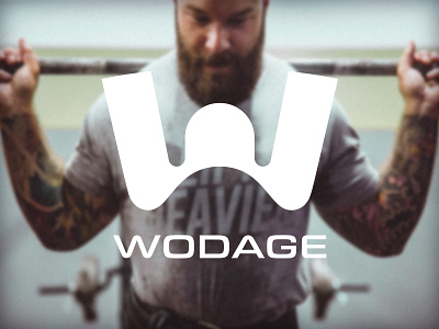 Wodage athletic brand branding crossfit logo sports weightlifting wodage