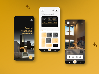 Smart home concept app app concept concept app design home smart smart home