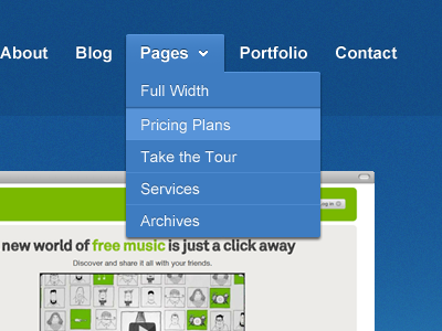 Drop down arrow blue drop down dropdown green ui web design