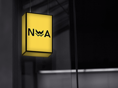 NWA Signboard behance branding creative design dribbble graphic design illustration inspiration inspire logo logo design minimal simple vector
