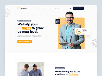 Business Coach & Consultant Landing Page