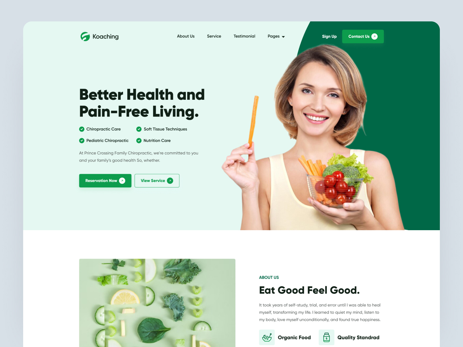 health-and-wellness-coaching-landing-page-by-ruhul-amin-for-fleexstudio