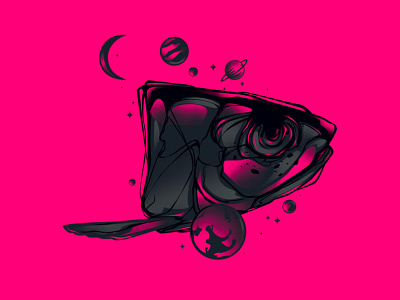 Fish Dreaming creative design digital art digitalpainting film graphic design illustration
