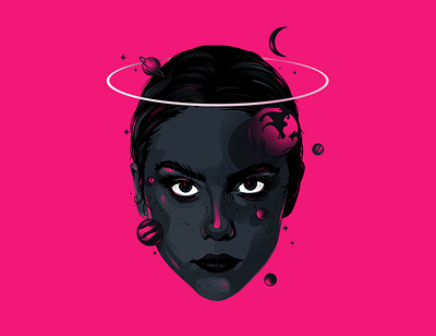 Dreams. creative design digital art digitalpainting film girl graphic design illustration movieposter pink poster