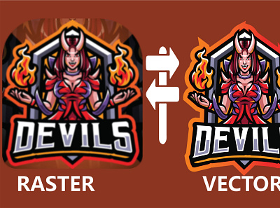 Raster to vector branding design graphic design illustration logo vector