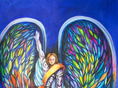 Arcangel Michael angel arcangel michael illustration michael pencil drawing