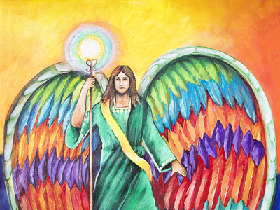 Arcangel Raphael angel arcangel arcangel raphael illustration pencil drawing