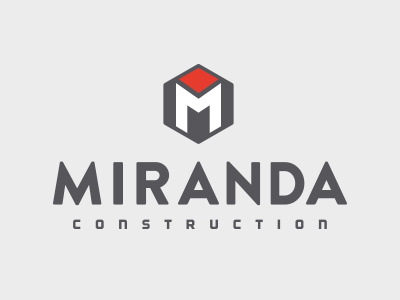 Miranda Construction Identity branding construction graphic design identity illustration logo typography