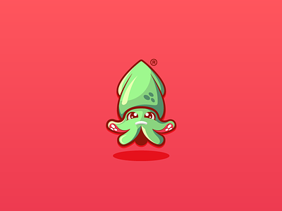 Submerge branding character design fish illustration inc logo logotype mark mascot squid tentacles