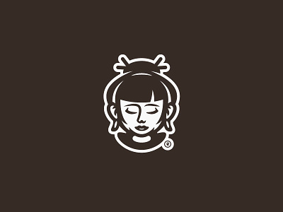 Arigato2 arigato branding design elegant face girl icon illustration japan logo logotype mark