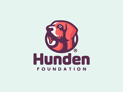 Hunden animal branding cute design dog foundation hund illustration logo logotype mark puppy