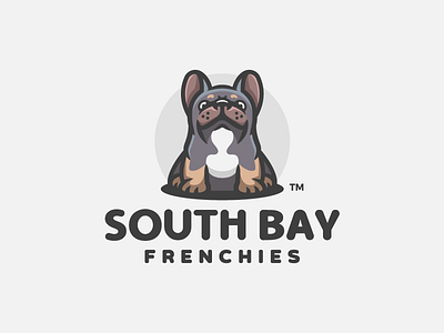 South Bay Frenchies branding bulldog character design dog french frenchies illustration logo logotype mark puppy