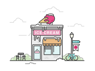 Ice Cream Day debut ice cream illustration