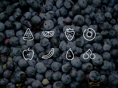 Fruit Icons fruits icons